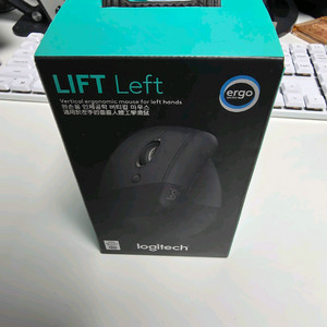 로지텍 Lift 왼손 버티컬 마우스(국내판 새제품) 이미지