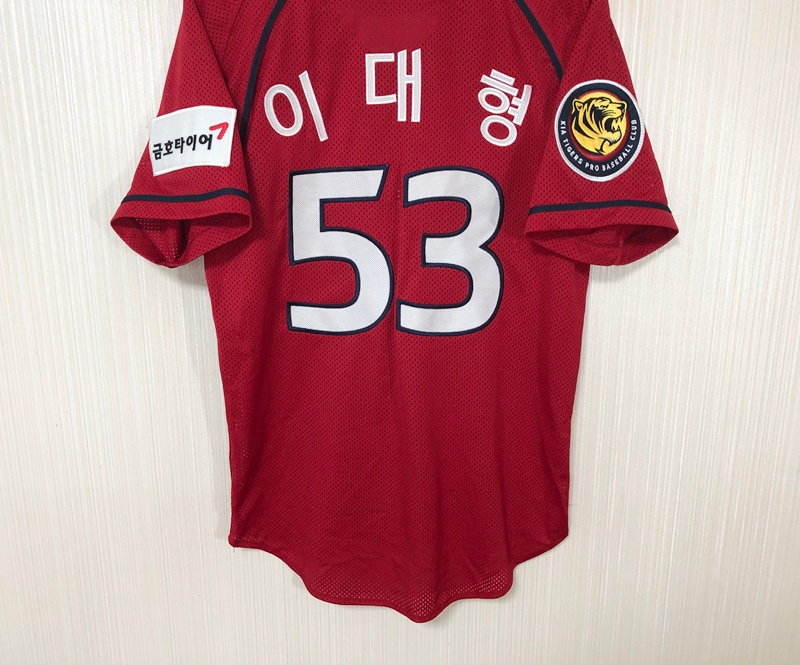 KBO 제트 기아타이거즈 올드 원정유니폼/져지 S(85) #53 이대형 이미지