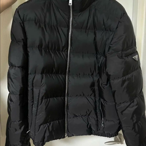 [48]프라다 리나일론 블랙 숏 패딩 sgb112 이미지