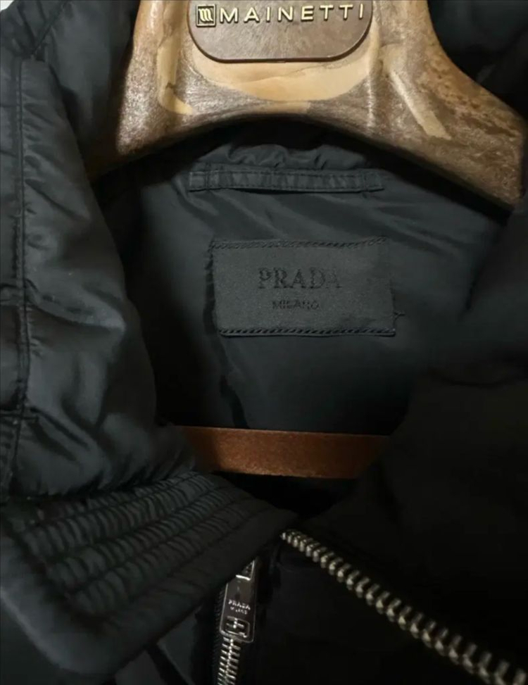 [48]프라다 리나일론 블랙 숏 패딩 sgb112 이미지