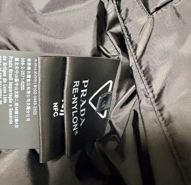 [48]프라다 리나일론 블랙 숏 패딩 sgb112 이미지