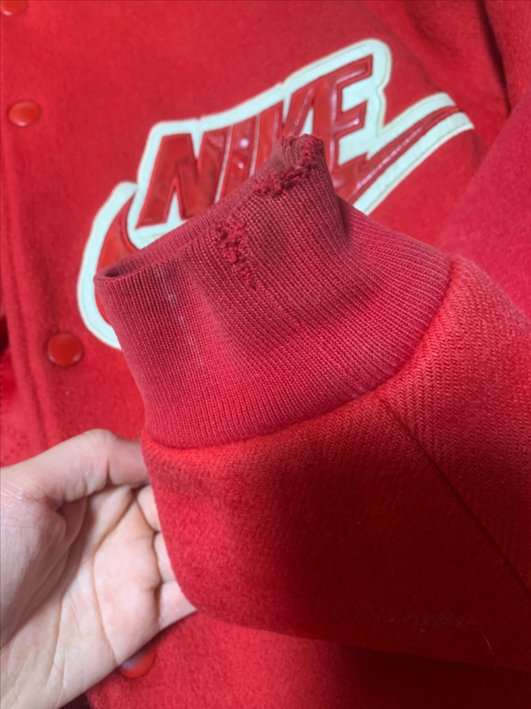 슈프림 나이키 슈나장 바시티 자켓 점퍼 스타장 이미지