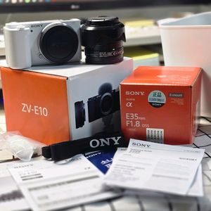 소니 ZV-E10 \u0026 SEL35F18 렌즈 + kenko 블랙미스트 no.5 세트