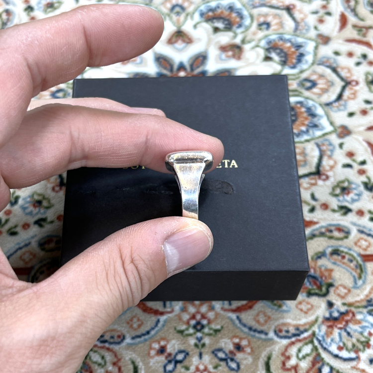 보테가베네타 남녀공용 풀패키지 실버 은 에센셜 링반지 17호 이미지