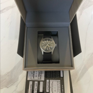 해밀턴 카키 필드 메카니컬 38mm 나토 스트랩 블랙 이미지