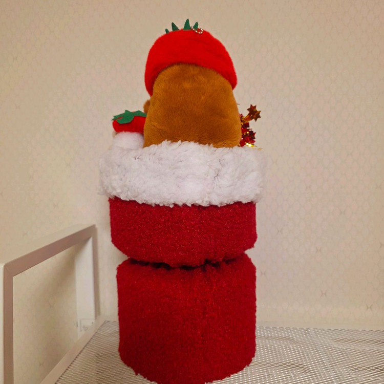 카피바라 꽃다발 인형 새상품 이미지