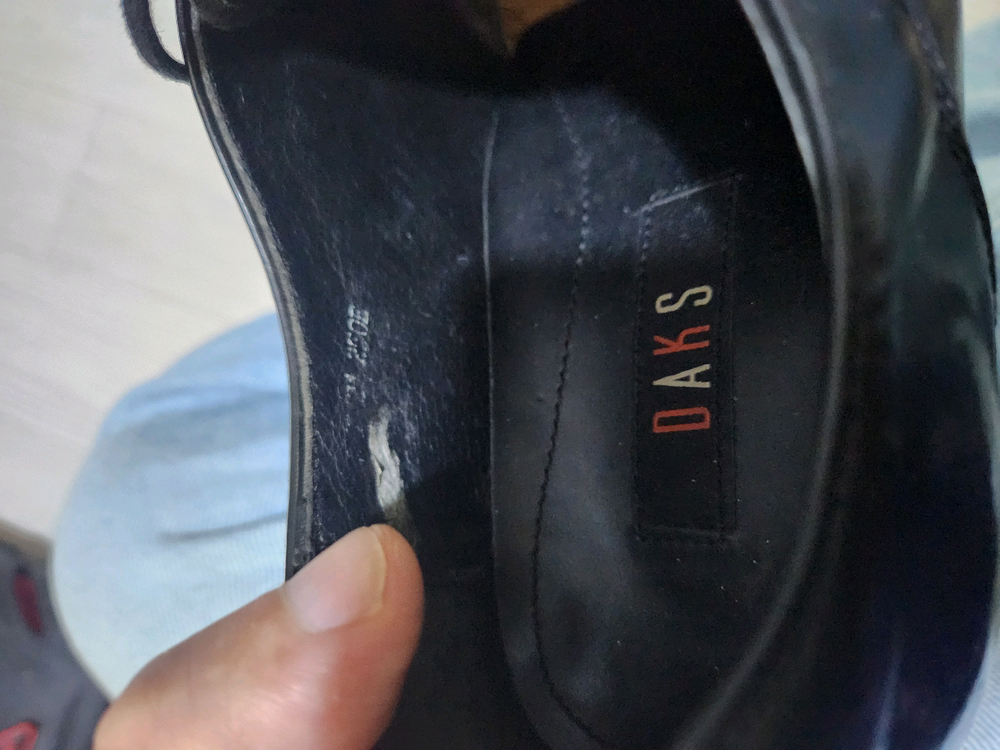 남성 정장구두 닥스 이미지