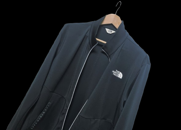 남성 노스페이스 레터링 화이트라벨 블랙 검정 집업 져지 트랙탑 트레이닝복 이미지