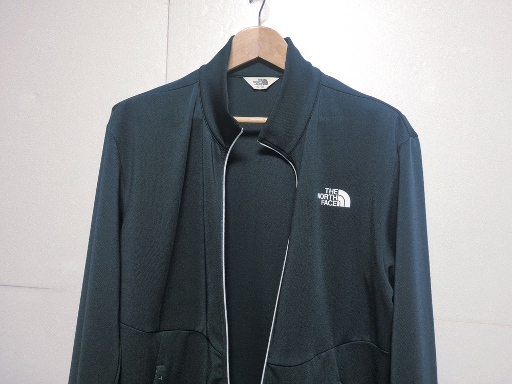 남성 노스페이스 레터링 화이트라벨 블랙 검정 집업 져지 트랙탑 트레이닝복 이미지