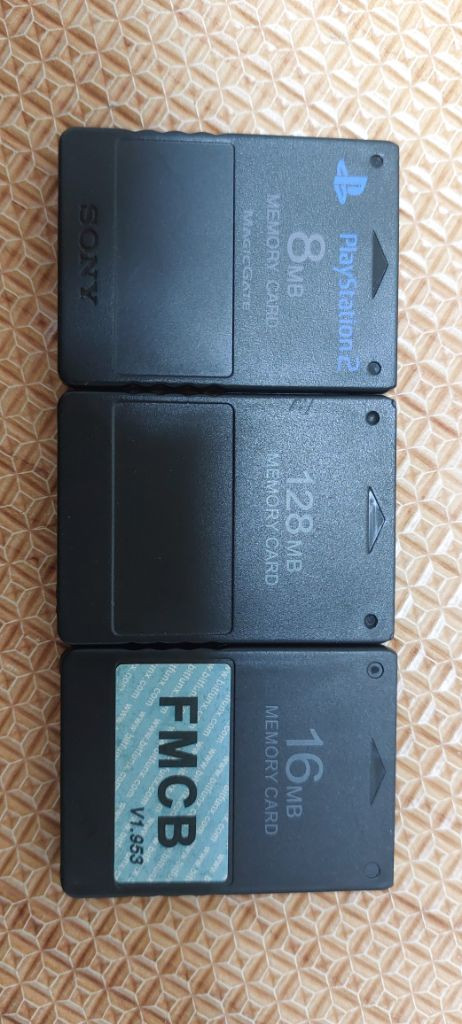 PS2 플스2 정품 메모리 8MB FMCB 포함 이미지