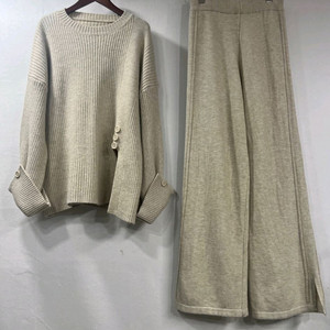 새상품) 울 트임 투피스 이미지