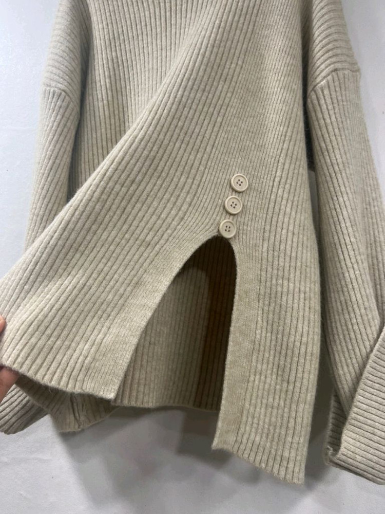 새상품) 울 트임 투피스 이미지