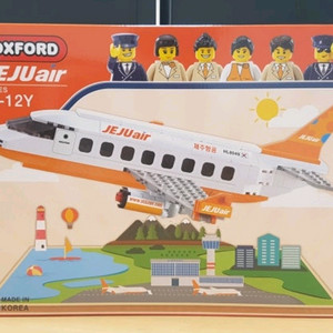 (기내 한정판 미개봉) 옥스포드 레고 제주항공 비행기 이미지
