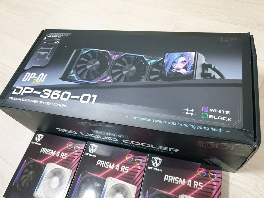 DP-360-01 4인치 LCD 360 수냉쿨러 새제품 이미지