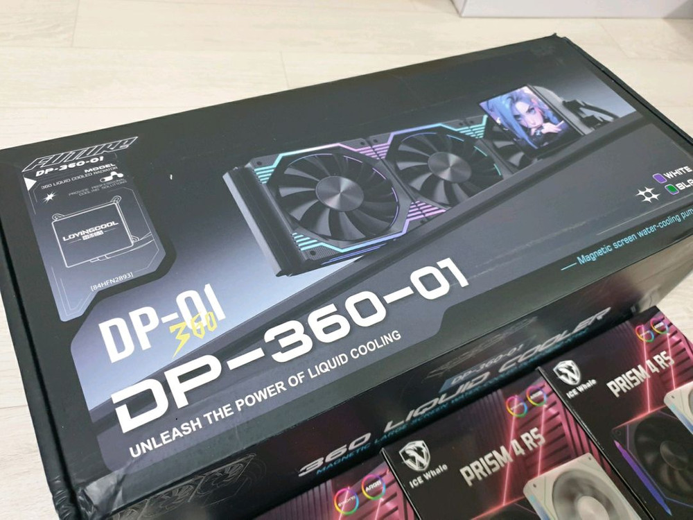 DP-360-01 4인치 LCD 360 수냉쿨러 새제품 이미지