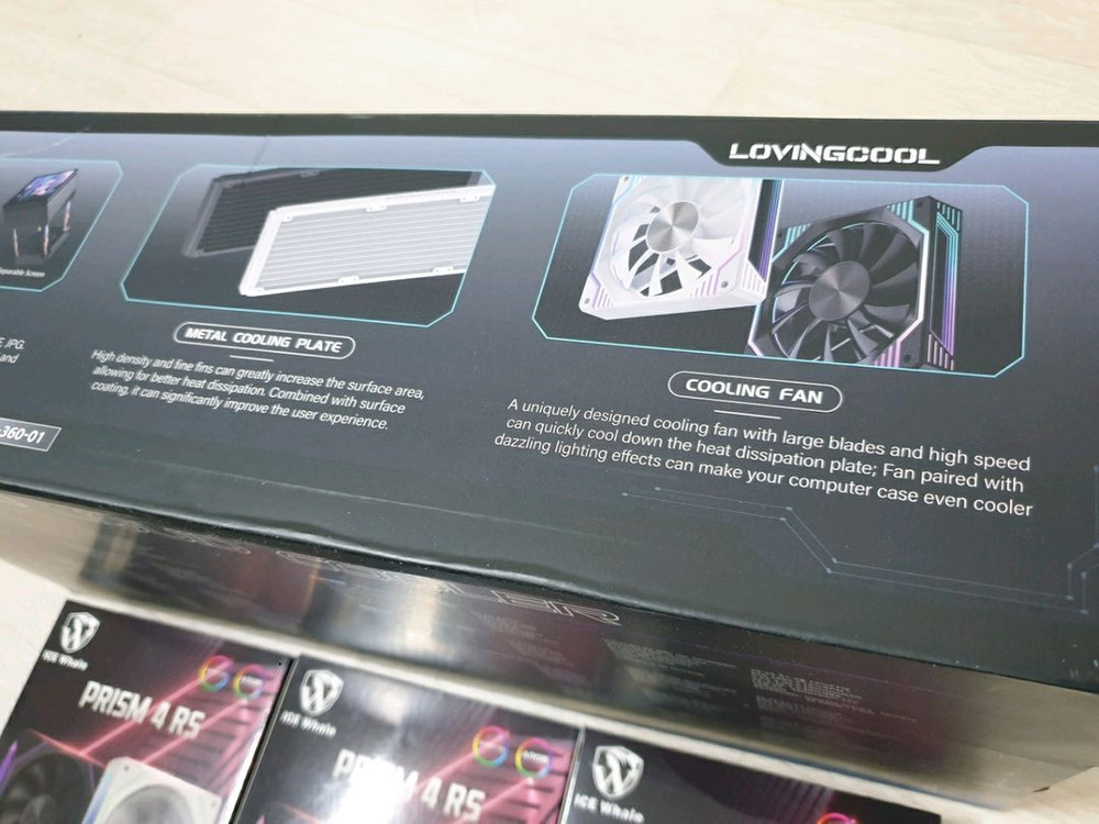 DP-360-01 4인치 LCD 360 수냉쿨러 새제품 이미지