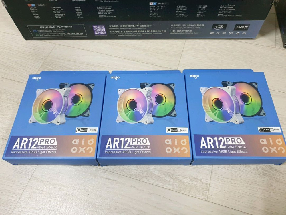 DP-360-01 4인치 LCD 360 수냉쿨러 새제품 이미지