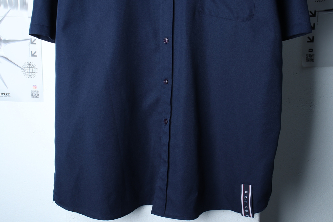 (XL-2XL) 로맨틱크라운 반팔셔츠 남방 빅사이즈 이미지