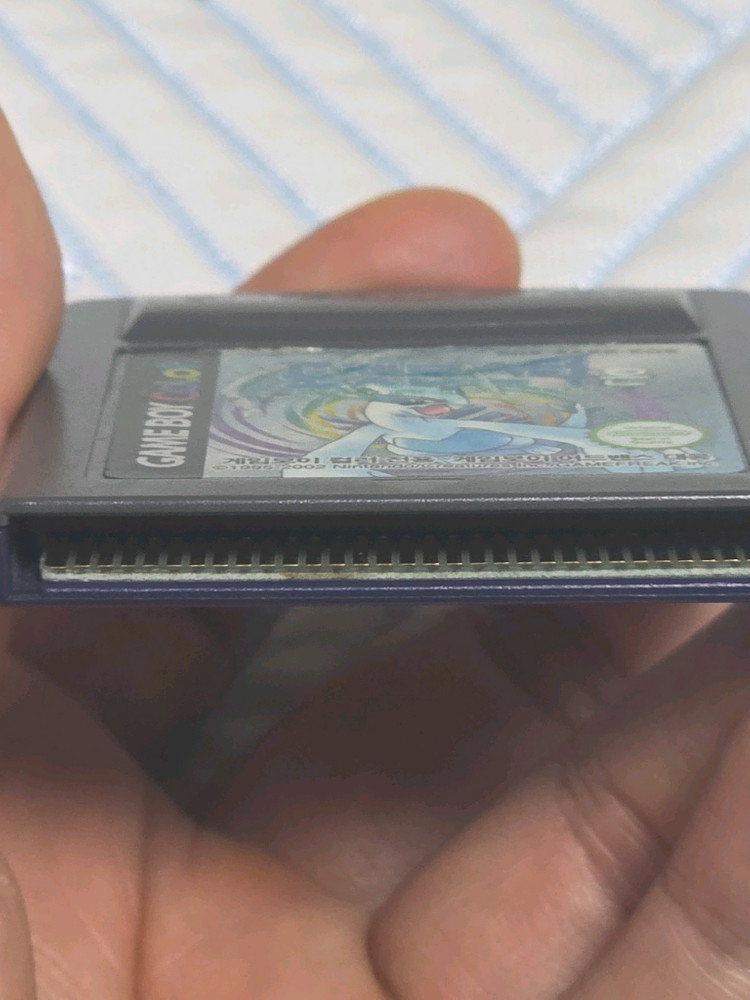 닌텐도 게임보이 어드밴스 포켓몬스터 은, gba, gbc 게임보이 컬러 저장가능 이미지