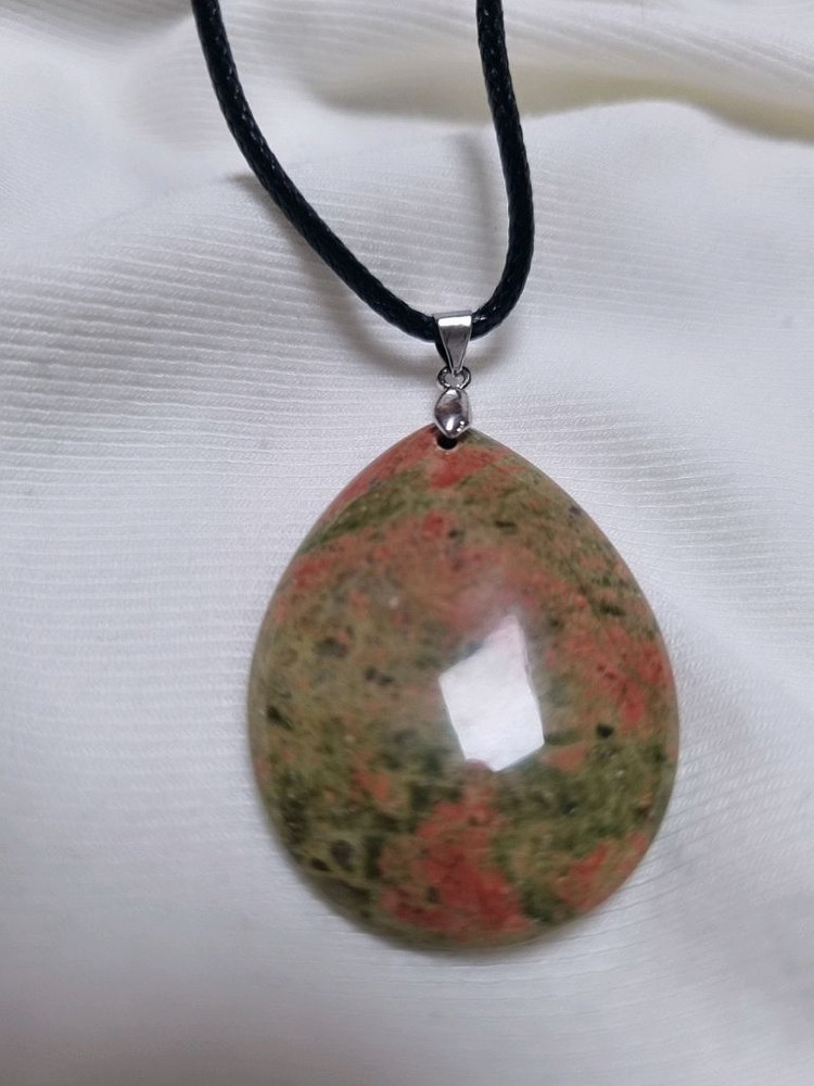 천연 매화석(우나카이트) 펜던트 원석목걸이 이미지