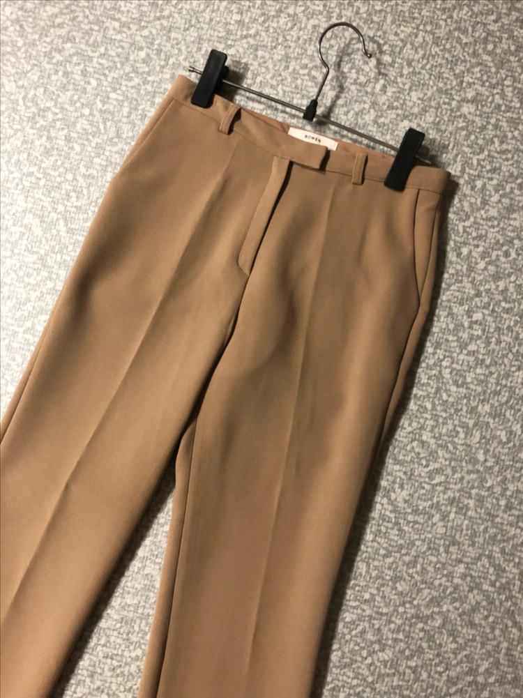 보웬 bowen 베이지 슬랙스 팬츠 바지 출근룩 오피스룩 드뮤어룩 s 이미지