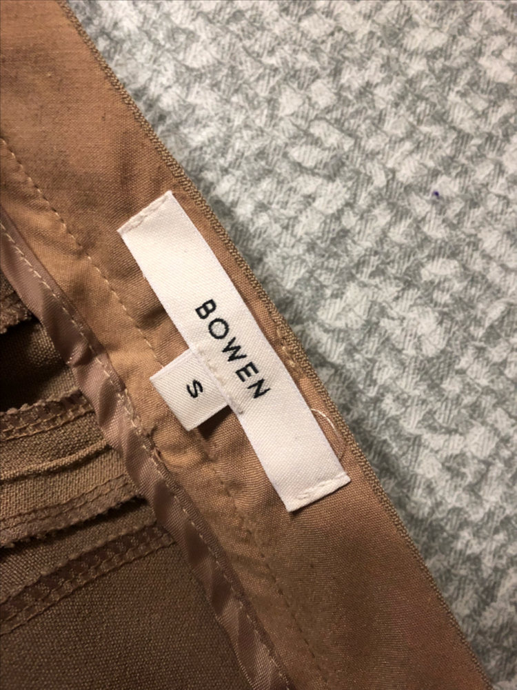 보웬 bowen 베이지 슬랙스 팬츠 바지 출근룩 오피스룩 드뮤어룩 s 이미지