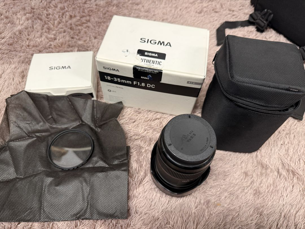 시그마 18-35mm F1.8 DC HSM UFO 렌즈 + usb dock 이미지