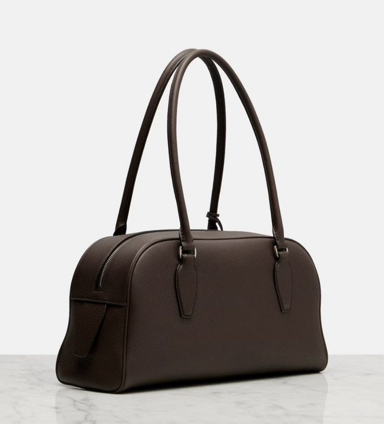 더로우 제니 인디아백 ew 다크 브라운 이미지