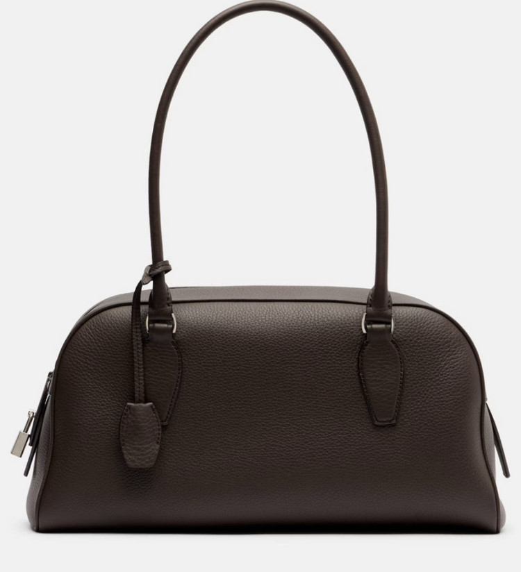 더로우 제니 인디아백 ew 다크 브라운 이미지