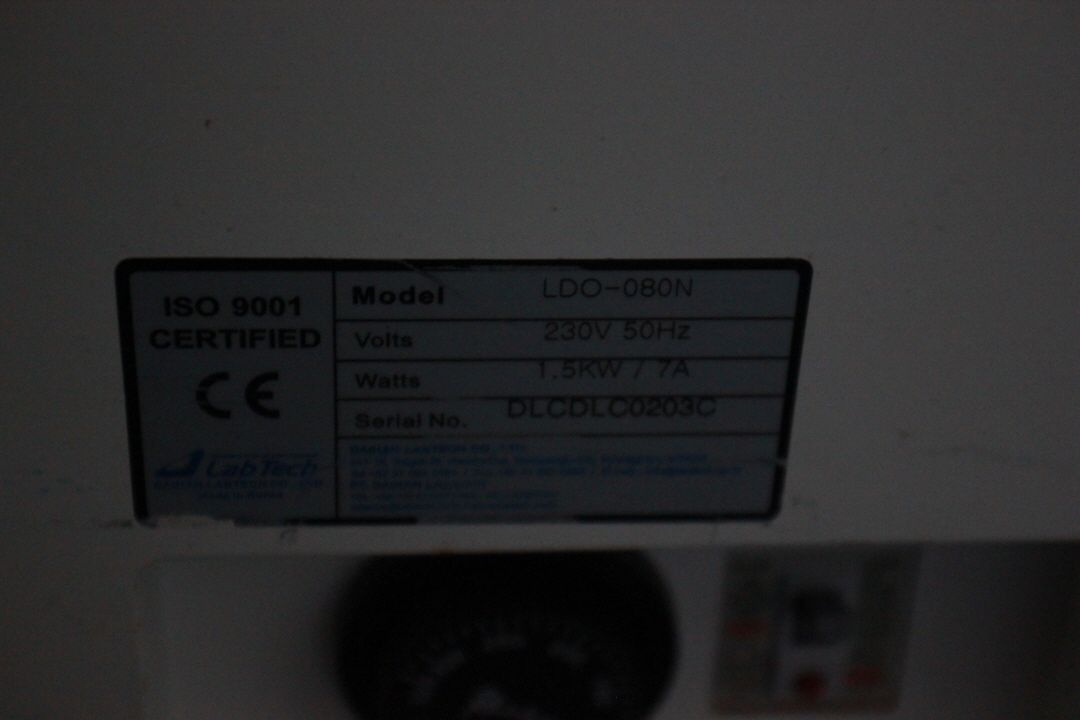 산업용 건조기 오븐 labteck LDO-080N 챔버 자연순환식 80L 용량 이미지