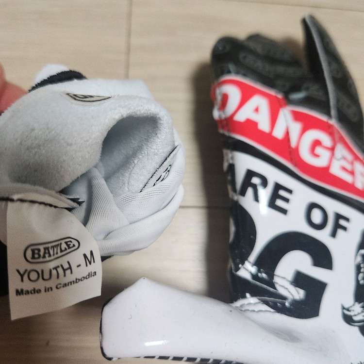 풋볼 리시버 축구장갑 유소년 M사이즈 (2세트 일괄) 이미지