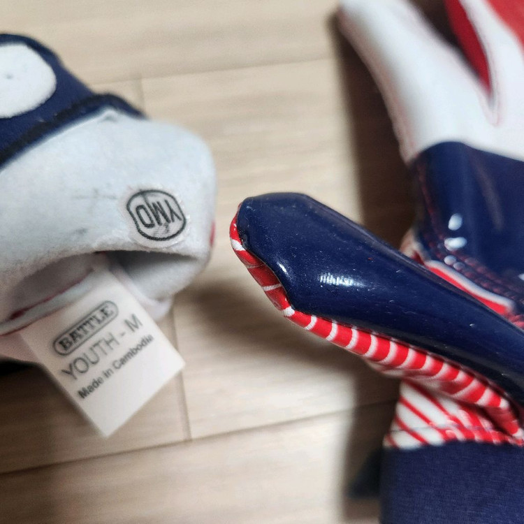 풋볼 리시버 축구장갑 유소년 M사이즈 (2세트 일괄) 이미지