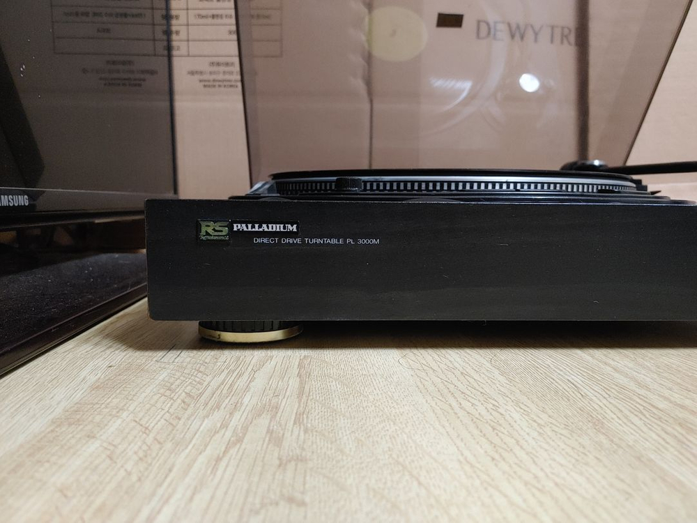 삼성 LP 턴테이블 PL 3000M (오디오 앰프 음향플레이어 이미지