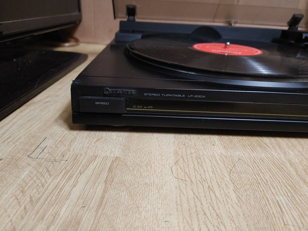 롯데 LP 턴테이블 LP200A (오디오 앰프 음향기기 이미지