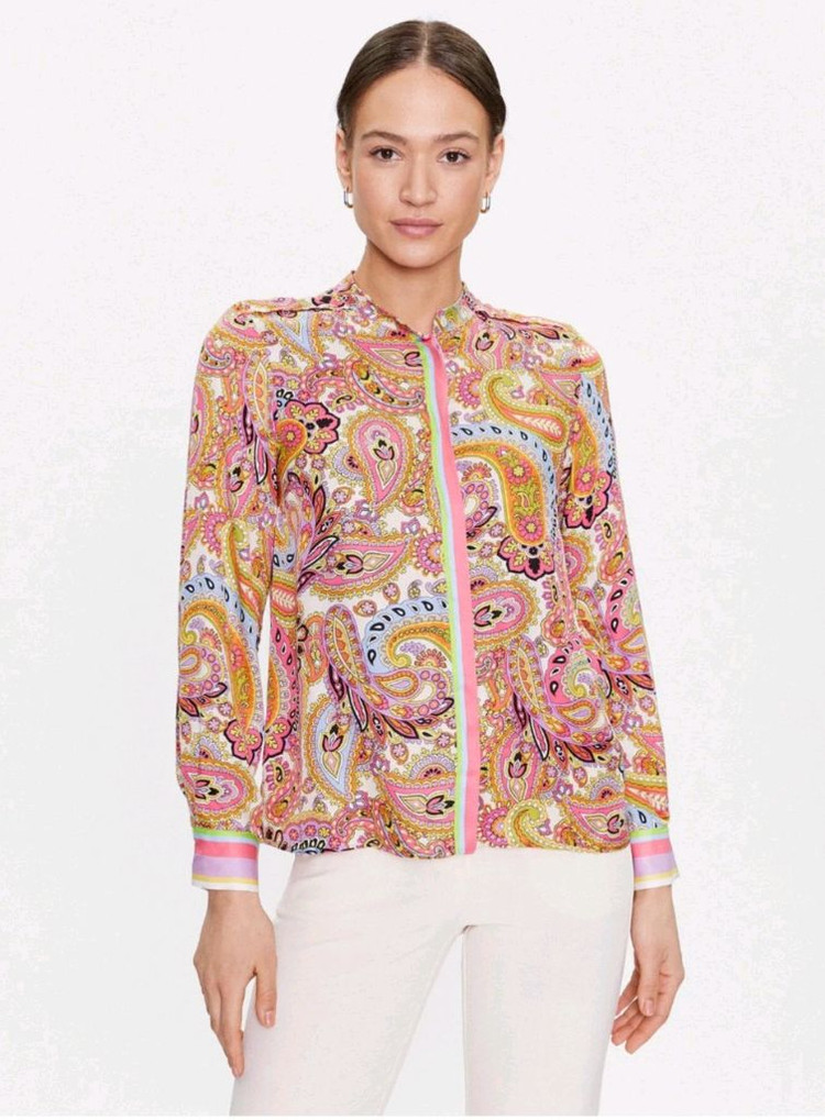 (새상품)막스마라 브랜드 마렐라 페이즐리 프린티드 블라우스 66사이즈 이미지