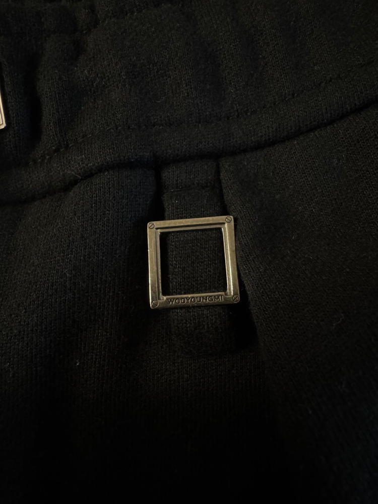 [새제품] 우영미 25fw 블랙 원턱 쇼츠 48 이미지