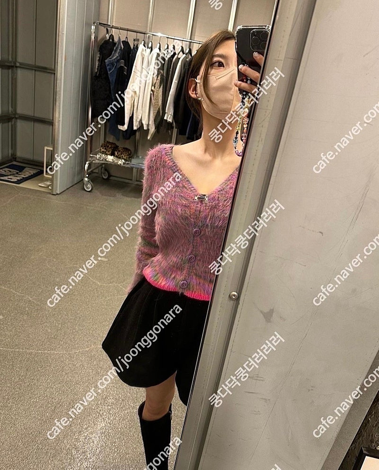 앤더슨벨 설리반 가디건 퍼플 S 환승연애 나언 가디건 이미지