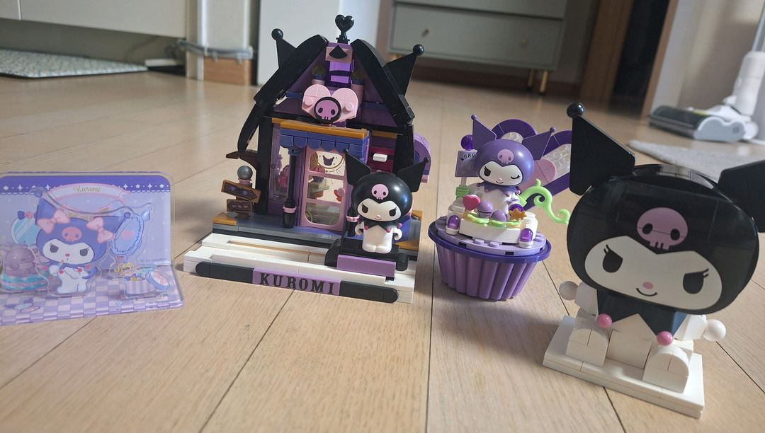 쿠로미 시크릿 하우스, 쿠로미 컵케이크, 도도시크 쿠로미 블록 3종 일괄 이미지