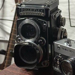 롤라이플렉스 2.8e (후드, 외장노출계 포함) tlr 필름카메라 이미지