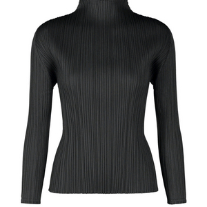 플리츠플리즈 티셔츠 이세이미야케 파사드(facade) 하이넥 긴팔(새상품) 이미지