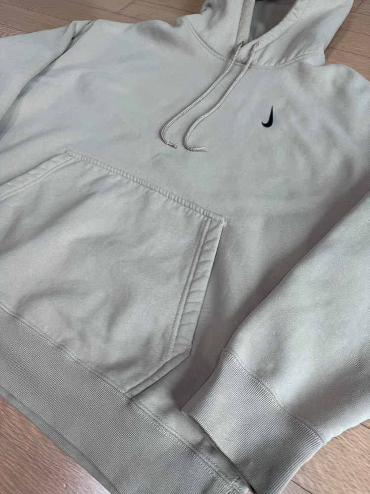 [L] 나이키 랩 nrg x 빌리 아일리시 플리스 후드 머쉬룸 (dq7750-202) 이미지