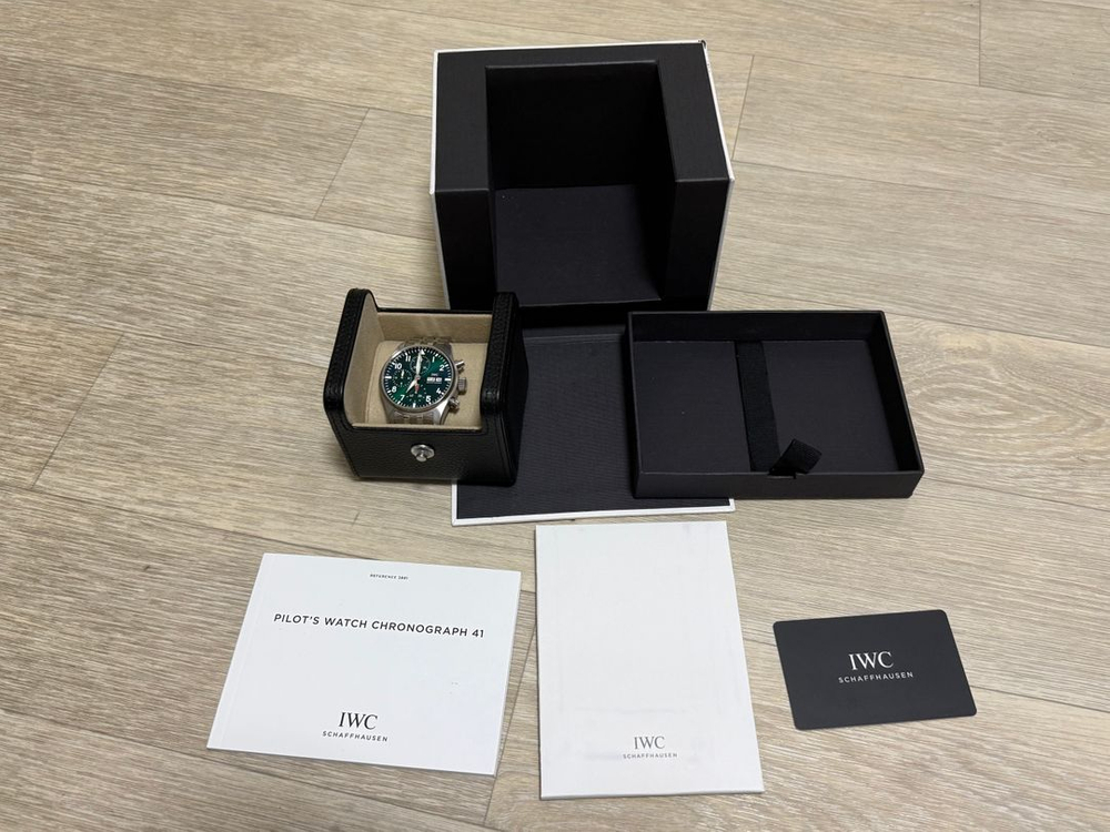IWC 파일럿 워치 크로노그래프 41 그린 다이얼 (보증기간 : 2030.03까지) 이미지
