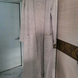 울 실크 롱 가디건 이미지