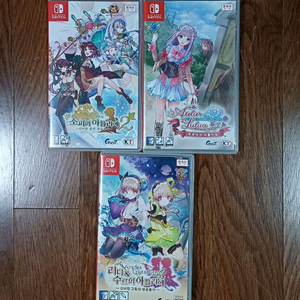 닌텐도 스위치칩 게임 루루아 아틀리에, 리디수르 아틀리에, 소피의 아틀리에2 일괄 3개 팝니다. 이미지