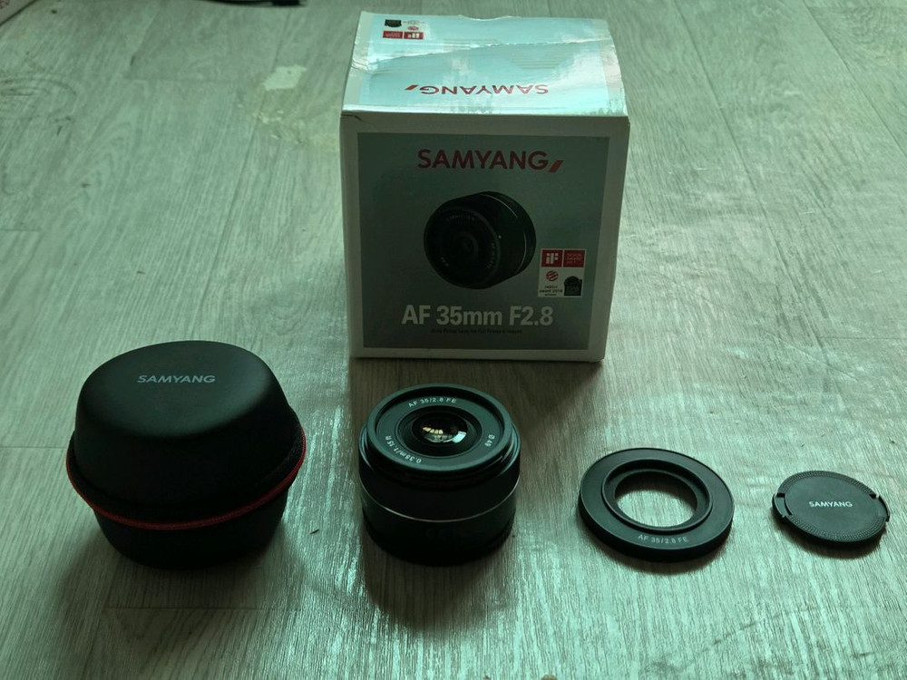 삼양 AF 35mm F2.8 소니 마운트 렌즈 팝니다. 이미지