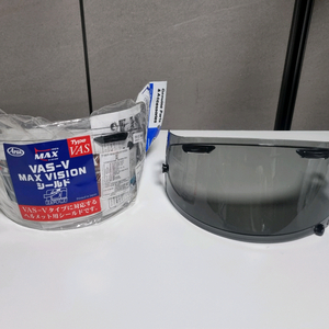 아라이 RX7X 투명쉴드 + 스모그쉴드 새제품 이미지