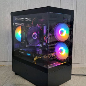 서울 고사양 게이밍 컴퓨터 라이젠 5600X 깔끔한 신품케이스 PC 이미지