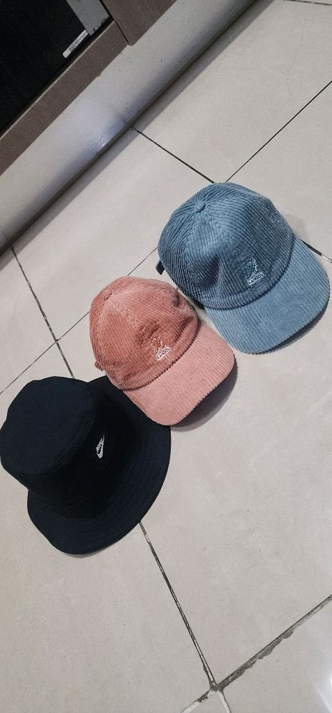 나이키 여성 코어로고 버킷햇/캉골 코듀로이 모자 이미지