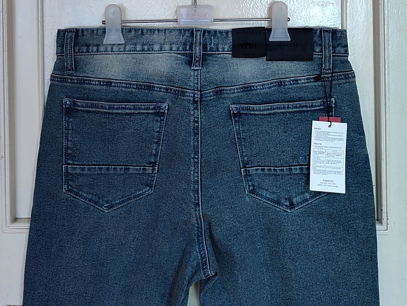 버커루32 남성 봄 청바지 스판 스트레이트 팬츠 데님 새상품 이미지