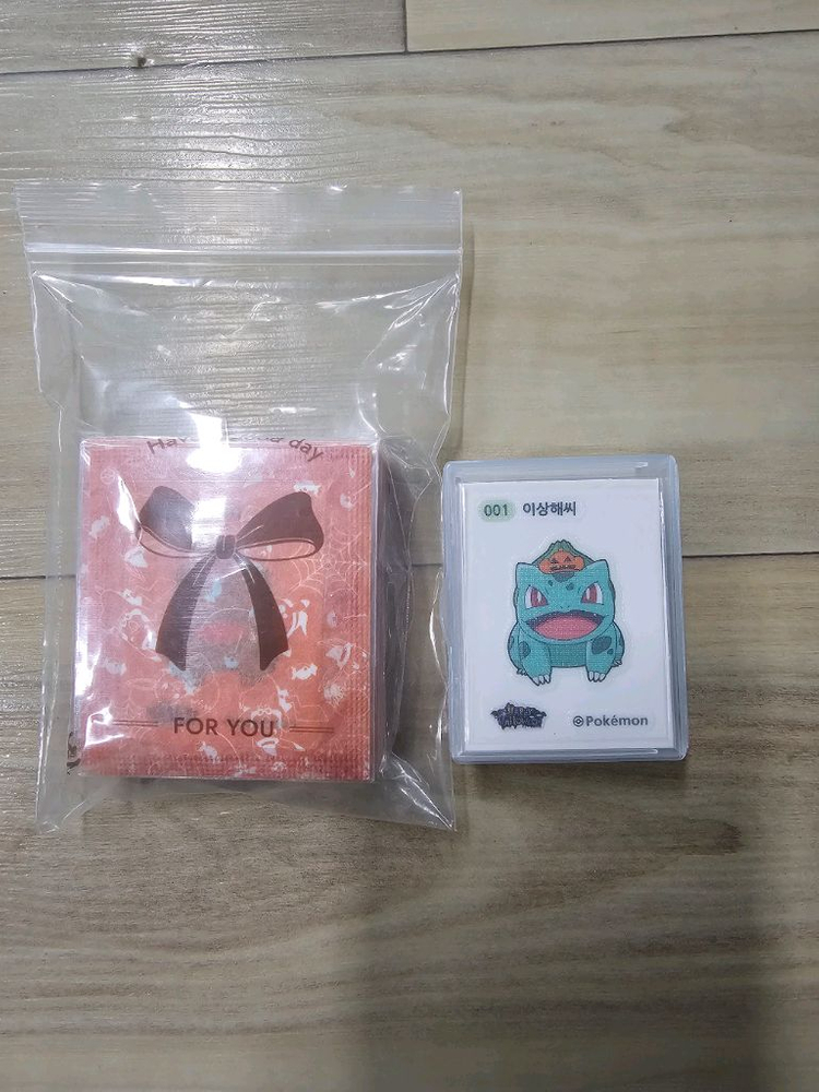 포켓몬띠부씰 할로윈(야광)27종 개봉,미개봉세트 이미지